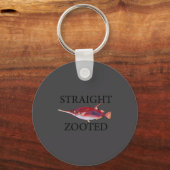 Straight Zooted Longsne Snipefi-shirt Sleutelhanger (Voorkant)