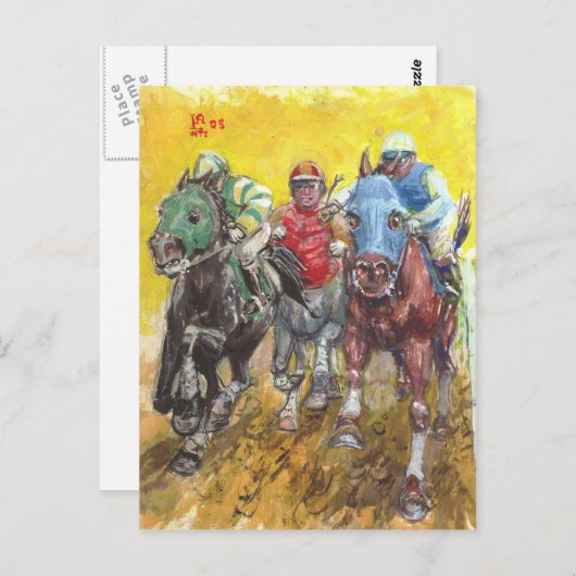 STRAIGHTAWAY! briefkaart (Voorkant / Achterkant)