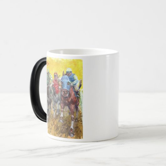 STRAIGHTAWAY! kleurveranderende mok (Voorkant links)