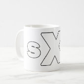 Straightedge 004 koffiemok (Voorkant links)