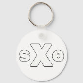 Straightedge 02 sleutelhanger (Voorkant)