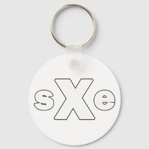 Straightedge 02 sleutelhanger