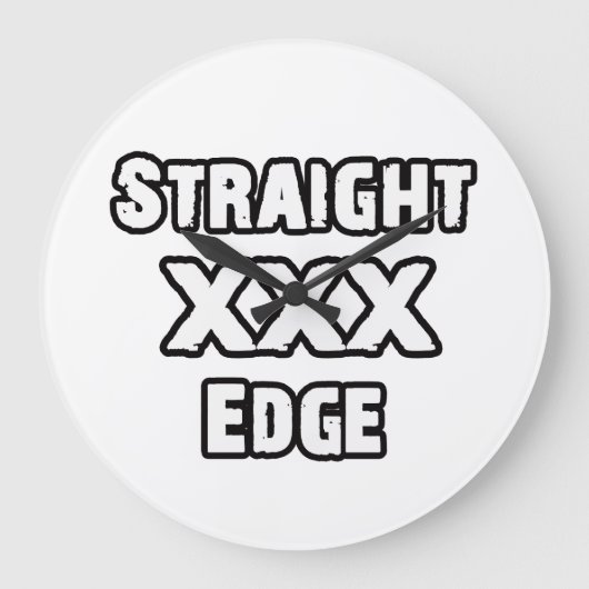 Straightedge Grote Klok (Voorkant)
