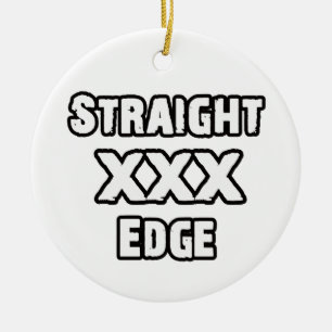 Straightedge Keramisch Ornament