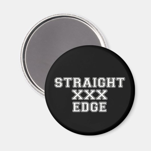 Straightedge Magneet (Voorkant / Achterkant)