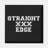 Straightedge Magneet (Voorkant)