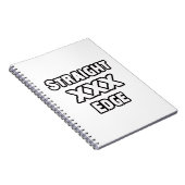 Straightedge Notitieboek (Rechterzijde)