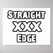 Straightedge Poster (Voorkant)