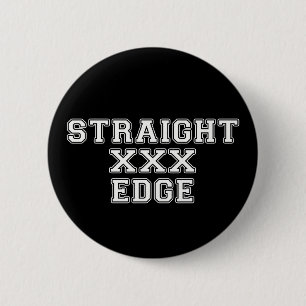 Straightedge Ronde Button 5,7 Cm