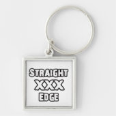 Straightedge Sleutelhanger (Voorkant)