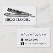 StraightRazor sociale mediakaarten Visitekaartje (Voorkant / Achterkant)