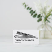 StraightRazor sociale mediakaarten Visitekaartje (Staand voorkant)