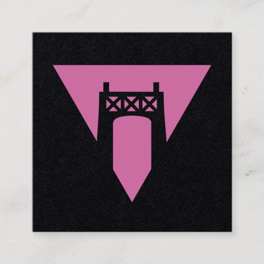 Straits Pride Vierkante Visitekaartje (Voorkant)