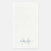 Strak en Eenvoudig Turquoise Monogram Swash