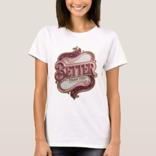 Strak goud BETTER DAN JOUW Mooi ontwerp T-shirt