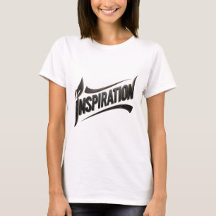 Strak goud INSPIRATIE Shirt Design