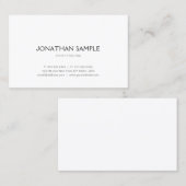 strak grafisch ontwerp Modern Plain Trendy Visitekaartje (Voorkant / Achterkant)