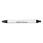 Strak Machine Learning-ontwerp – ML-pen ✨🖊️ Blauwe Inkt Pen (Voorkant)