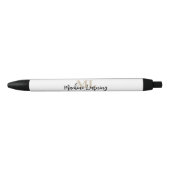 Strak Machine Learning-ontwerp – ML-pen ✨🖊️ Blauwe Inkt Pen (Voorkant)