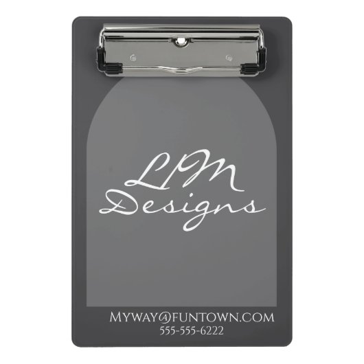 Strak Minimalistisch Mini Klembord (Voorkant)