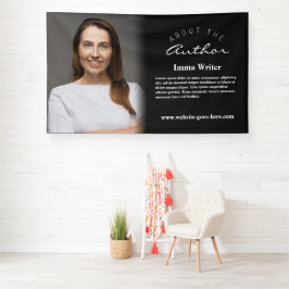 Strak Minimalistisch Over de Auteur Foto & Bio Spandoek