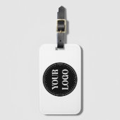 Strak, modern, gepolijst en aanpasbaar bagagelabel (Voorkant (verticaal))