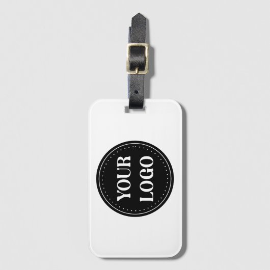 Strak, modern, gepolijst en aanpasbaar bagagelabel (Voorkant (verticaal))