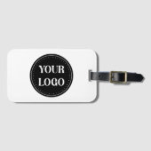 Strak, modern, gepolijst en aanpasbaar bagagelabel (Voorkant (horizontaal))