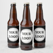Strak, modern, gepolijst en aanpasbaar. bier etiket (Flessen)