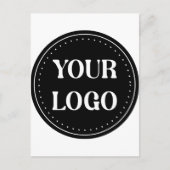 Strak, modern, gepolijst en aanpasbaar briefkaart (Voorkant)