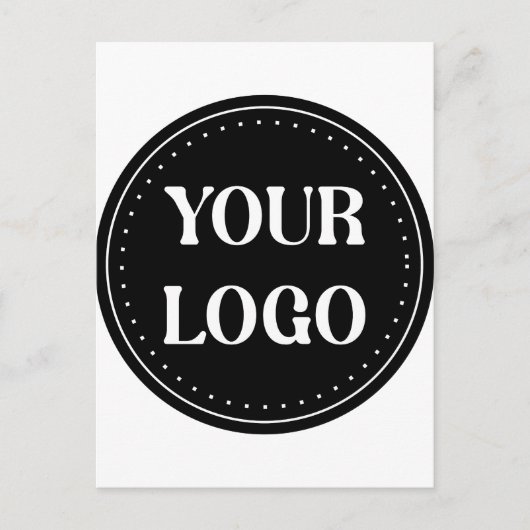 Strak, modern, gepolijst en aanpasbaar briefkaart (Voorkant)