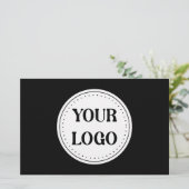 Strak, modern, gepolijst en aanpasbaar. briefpapier (Staand voorkant)