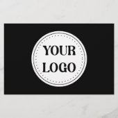 Strak, modern, gepolijst en aanpasbaar. briefpapier (Voorkant)