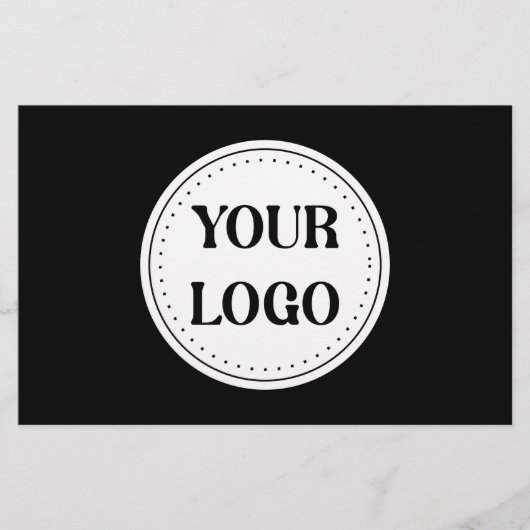 Strak, modern, gepolijst en aanpasbaar. briefpapier (Voorkant)