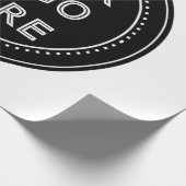 Strak, modern, gepolijst en aanpasbaar. cadeaupapier (Hoek)