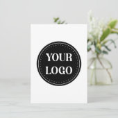 Strak, modern, gepolijst en aanpasbaar feestdagenkaart (Staand voorkant)