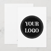 Strak, modern, gepolijst en aanpasbaar feestdagenkaart (Voorkant / Achterkant)