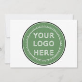 Strak, modern, gepolijst en aanpasbaar. feestdagenkaart (Voorkant)