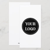 Strak, modern, gepolijst en aanpasbaar feestdagenkaart (Voorkant / Achterkant)