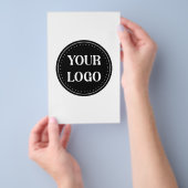 Strak, modern, gepolijst en aanpasbaar flyer (Hand)