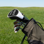 Strak, modern, gepolijst en aanpasbaar golfheadcover (Insitu)