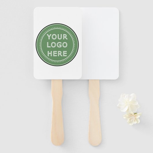 Strak, modern, gepolijst en aanpasbaar. handwaaier (Voorkant en achterkant)