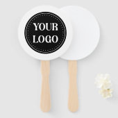 Strak, modern, gepolijst en aanpasbaar handwaaier (Voorkant en achterkant)