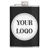 Strak, modern, gepolijst en aanpasbaar. heupfles (Voorkant)