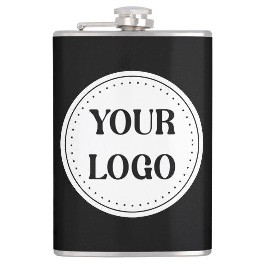 Strak, modern, gepolijst en aanpasbaar. heupfles (Voorkant)