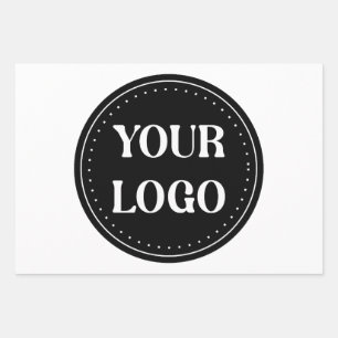 Strak, modern, gepolijst en aanpasbaar inpakpapier vel