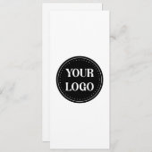 Strak, modern, gepolijst en aanpasbaar kaart (Voorkant / Achterkant)