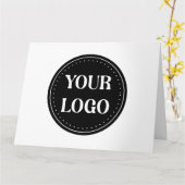 Strak, modern, gepolijst en aanpasbaar kaart (Gele Bloem)