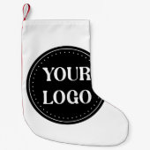 Strak, modern, gepolijst en aanpasbaar kleine kerstsok (Voorkant)