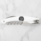 Strak, modern, gepolijst en aanpasbaar kurkentrekker (Achterkant)